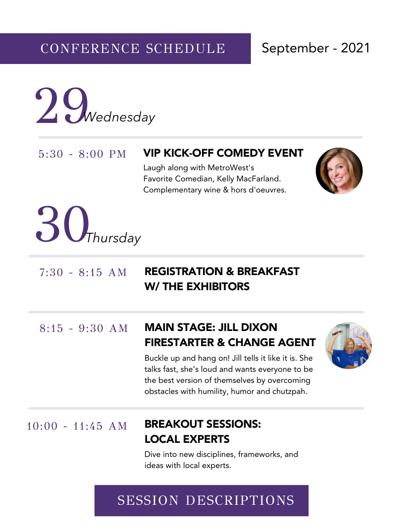 MW CONFERENCE SCHEDULE PG 1